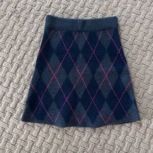 PRIMARK argyle miniskirt